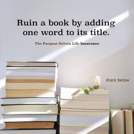 Online Challenge Asks Users to Ruin Famous Book Titles by Adding a Single Word.